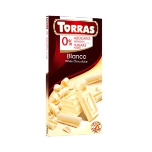 Czekolada biała bez dodatku cukru 75g Torras