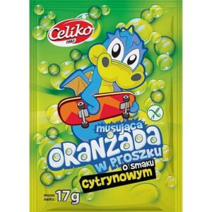 Oranżada w proszku o smaku cytrynowym 17g CELIKO