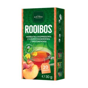 Herbata rooibos z brzoskwinią 20 torebek ASTRA