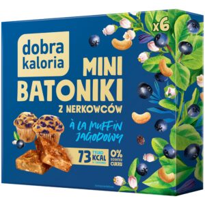 Mini batoniki a'la muffin jagodowy 102g DOBRA KALORIA