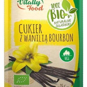 Cukier z wanilią burbon BIO 15g VITALLY FOOD