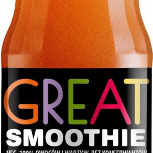 Smoothie jabłkowo bananowo marchwiowo imbirowe 300 ml GREAT SMOOTHIE