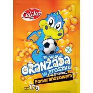 Oranżada w proszku o smaku pomarańczowym 17g CELIKO
