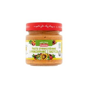 Pasta słonecznikowa z pomidorami i bazylią160g PRIMAVIKA