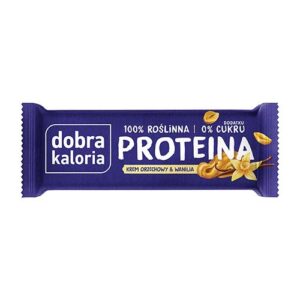 Baton PROTEINA Krem orzechowy/wanilia 45g DOBRA KALORIA