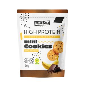 Mini Cookies Vegan High Protein czekolada banan 90 g FRANK&OLI