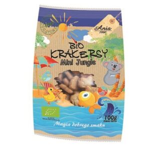 Krakersy mini jungle 100g BIO ANIA