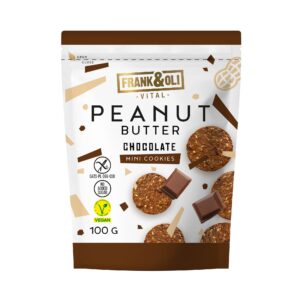 Ciasteczka Mini Peanut Butter Czekoladowe 100g FRANK&OLI