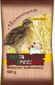 Makaron wstążka gruba z 12 jaj przepiórczych 400g PASTA SPECIALE