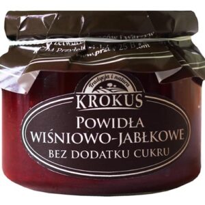 Powidła wiśniowo jabłkowe bez dodatku cukrów 310g KROKUS
