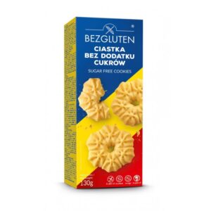 Ciastka bez dodatku cukrów 130g BEZGLUTEN