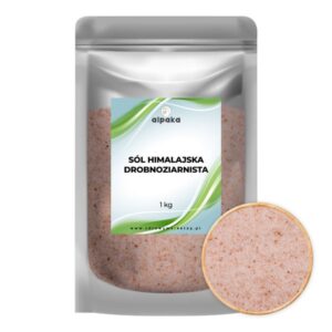 Sól himalajska drobnoziarnista 1kg ALPAKA