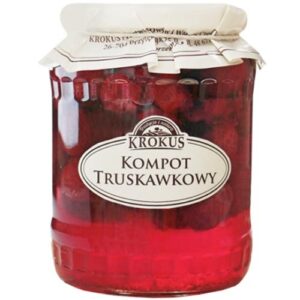 Kompot truskawkowy 640g KROKUS