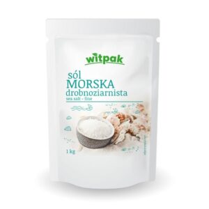 Sól morska drobnoziarnista 1kg WITPAK