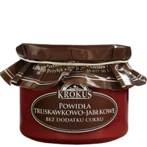 Powidła truskawkowo jabłkowe bez dodatku cukrów 310g KROKUS