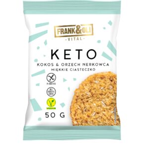 Ciasteczko Miękkie Keto kokos i orzech nerkowca 50g FRANK&OLI