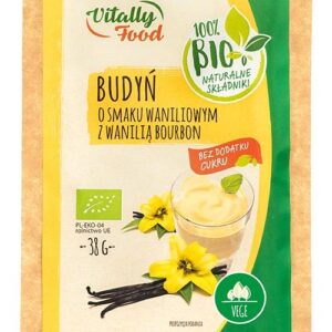 Budyń waniliowy z wanilią bourbon BIO 38g VITALLY FOOD