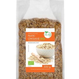 Płatki owsiane błyskawiczne BIO 300g BIOLIFE
