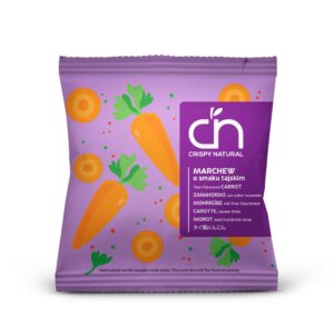 Chipsy marchew o smaku tajskim 18g CRISPY NATURAL