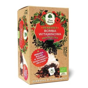 Herbatka Bomba witaminowa BIO 15x3g piramidki DARY NATURY