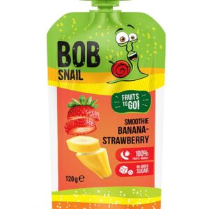 Smoothie banan-truskawka bez dodatku cukrów 120 g BOB SNAIL