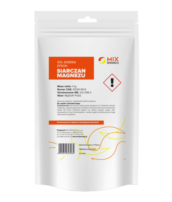 BIG NATURE Sól epson siarczan magnezu 1kg