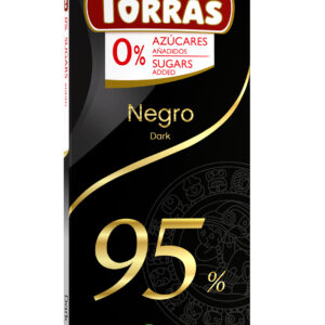 Czekolada gorzka 95% kakao bez dodatku cukru 75g TORRAS