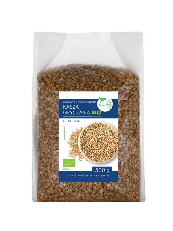 Kasza gryczana niepalona BIO 500g BIOLIFE