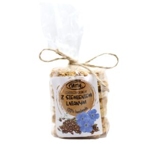 Ciasteczka crunchy z siemieniem lnianym 150g OATBE