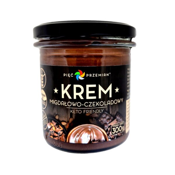 PIĘĆ PRZEMIAN Keto krem migdał czekolada 300g