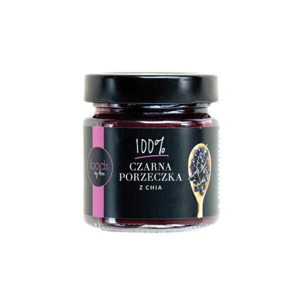 Dżem czarna porzeczka z chia 200g LEVANN