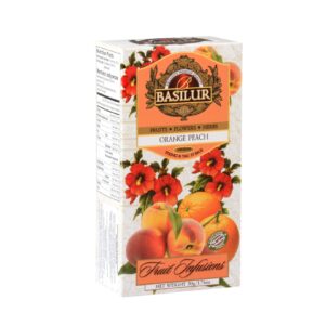 Herbatka owocowa - pomarańcza brzoskwinia saszetka 25x2g BASILUR