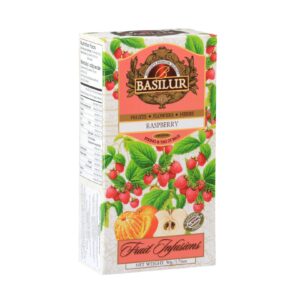 Herbatka owocowa - Malinowa saszetka 25x2g BASILUR