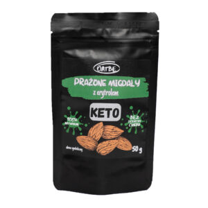 Migdały prażone z erytrolem KETO 50g OATBE