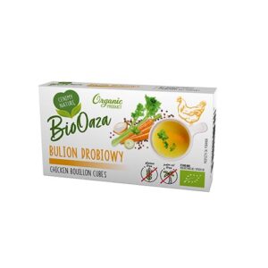 Kostka rosołowa drobiowa BIO 66g BIOOAZA
