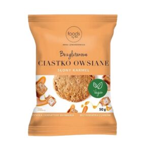 Ciastko owsiane słony karmel 50g LEVANN