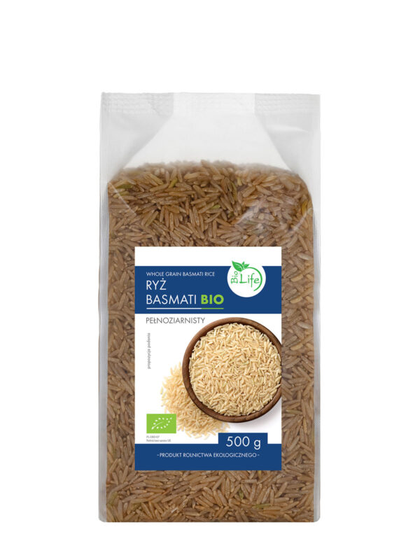 Ryż basmati pełnoziarnisty BIO 500g BIOLIFE