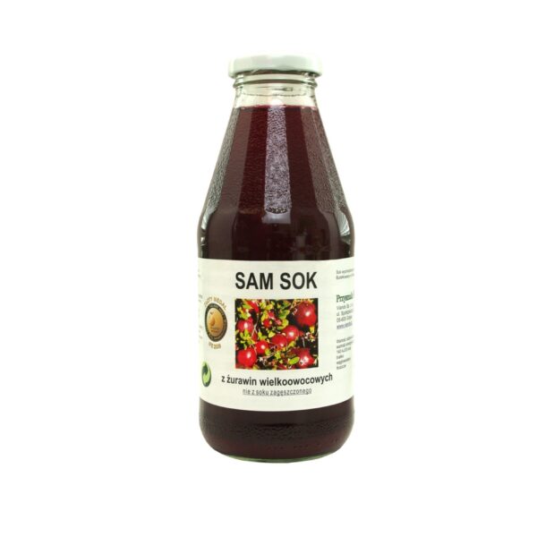 Sok z żurawin 500ml SAM SOK