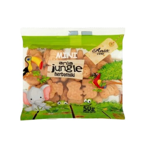Herbatniki mini JUNGLE 50g ANIA