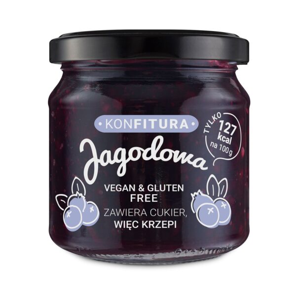 Konfitura owocowa Jagoda bez dodatku cukru 190g KONFITURA