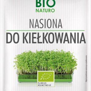 Nasiona do kiełkowania Rzeżucha BIO 25g BIONATURO