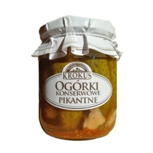 Ogórki konserwowe pikantne 500g KROKUS