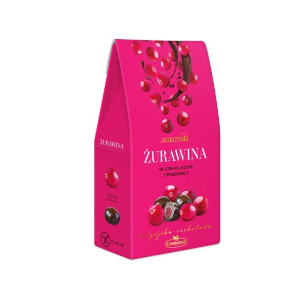 Żurawina w czekoladzie deserowej 80g AMARESTI