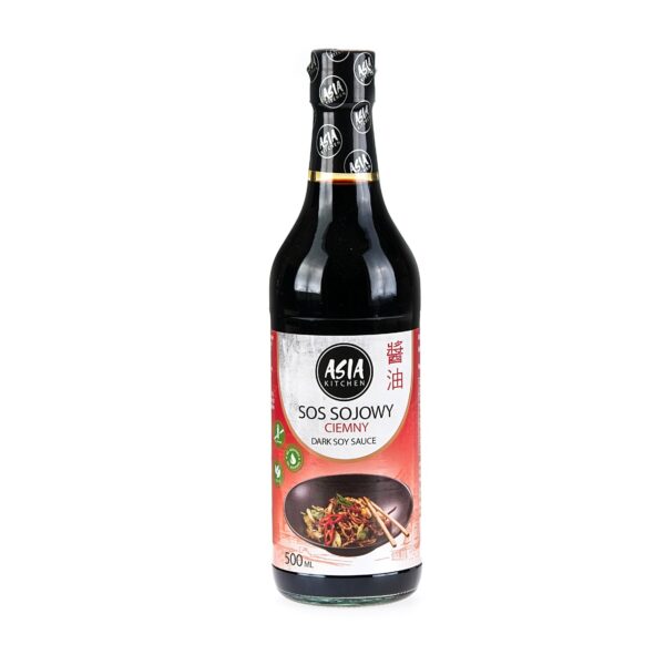 Sos sojowy ciemny 500ml bezglutenowy ASIA KITCHEN