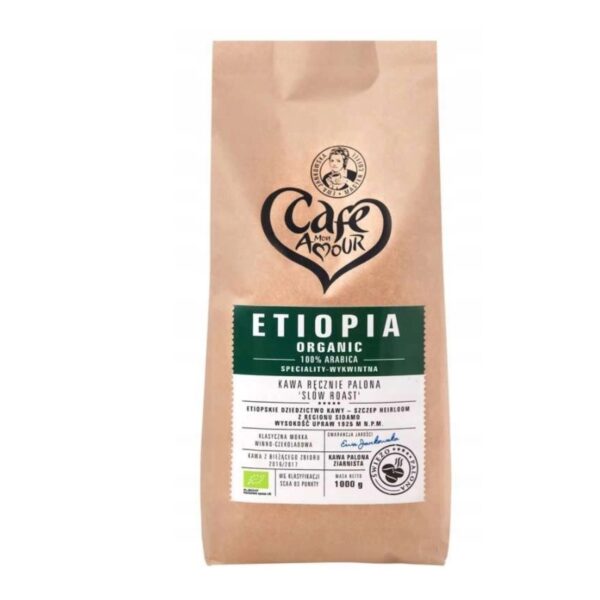Kawa ziarnista Etiopia 1kg BIO CAFE CREATOR