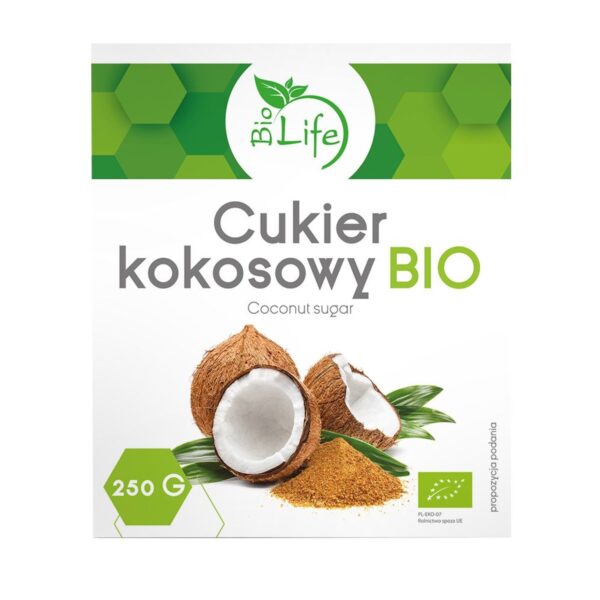 Cukier kokosowy BIO 250g BIOLIFE