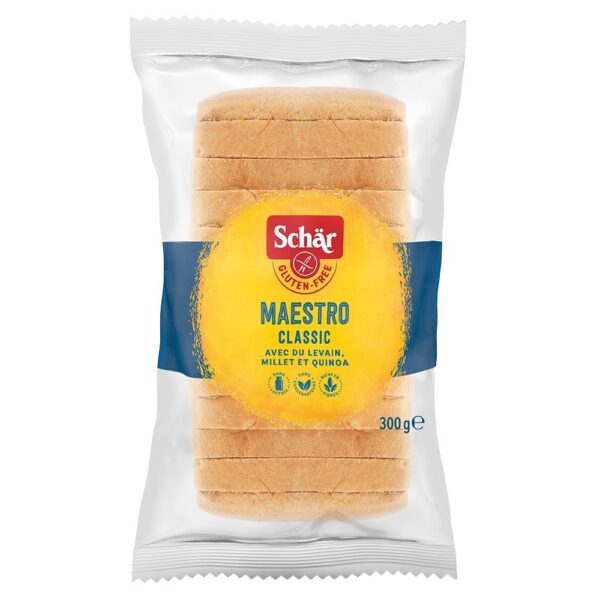 Chleb biały Maestro Classic bezglutenowy 300g SCHAR chleb bez glutenu