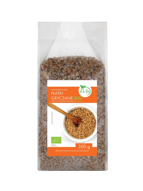 Płatki gryczane BIO 300g BIOLIFE
