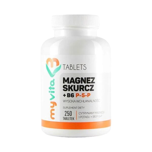 MYVITA Magnez skurcz+b6 p5p 250tb