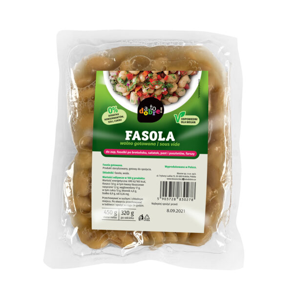 Fasola gotowana 450g ATODOBRE